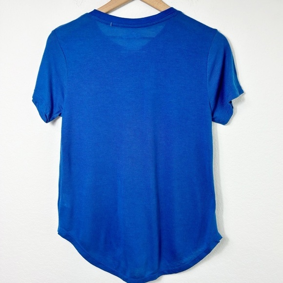 DISNEY LILO AND STITCH BEST FRIENDS BLUE SHIRT SIZE LARGE 11-13 SHORT SLEEVE TOP - Picture 2 of 4